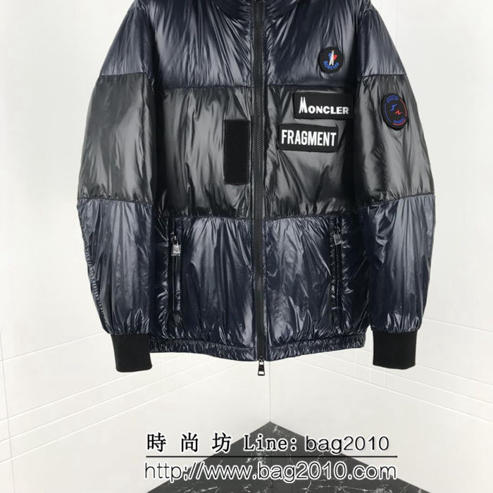 MONCLER蒙口X藤原浩 合作系列 18秋冬新款 麵包款 男士羽絨外套 ydi2187